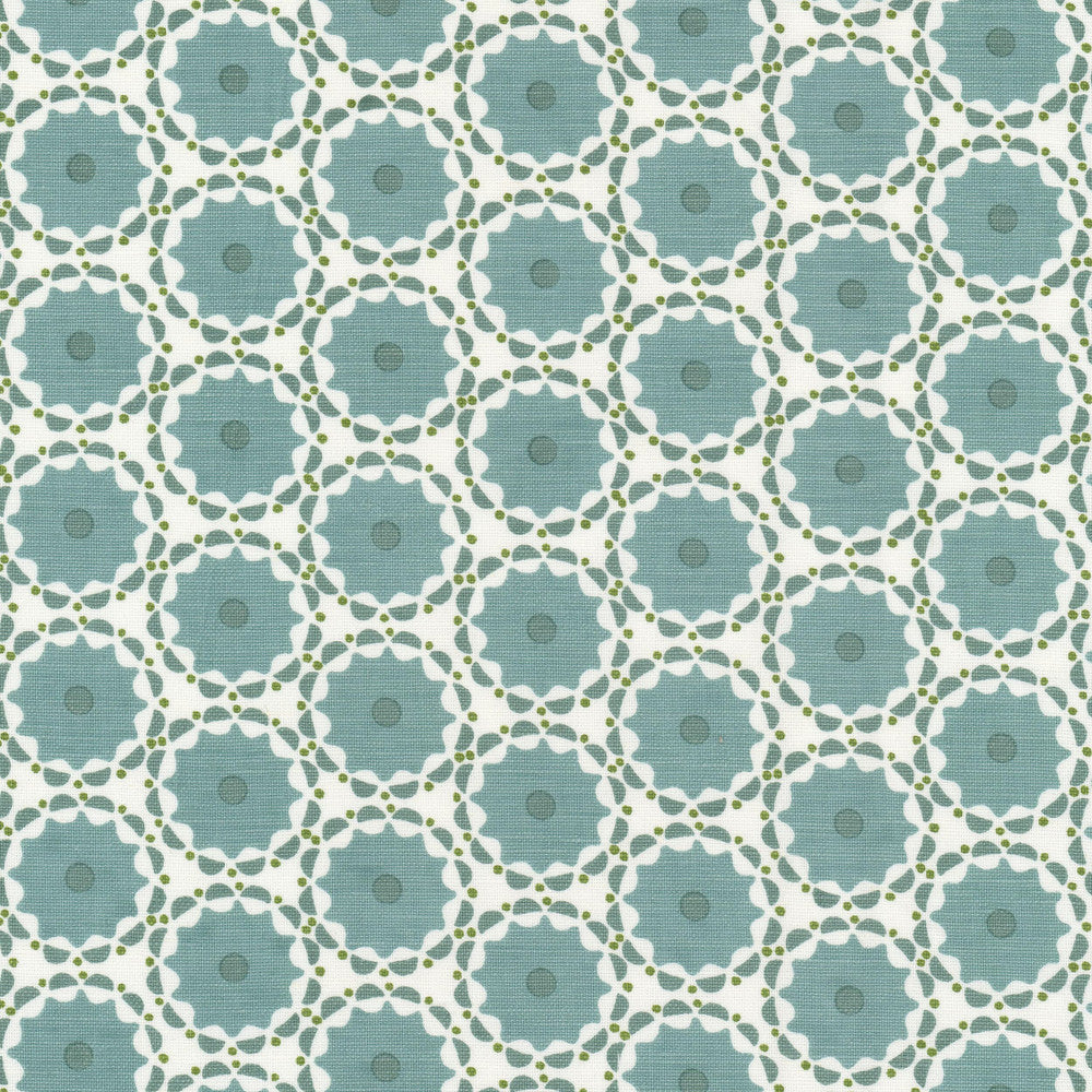 Fleecy 4 Norse by Stout Fabric RAINBOW LIBRARY VAPOR/SEAGLASS 58%LIN 42%COT INDIA Horizontal: 3.375 and Vertical: 1.875 54 in - Fabric Carolina -