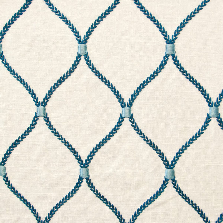 Flicks 1 Copen by Stout Fabric COLOR MY WINDOW AQUA/HARBOR 70%SVI 30%LIN %VEMB INDIA Horizontal: 4.250 and Vertical: 6.250 52 in - Fabric Carolina -