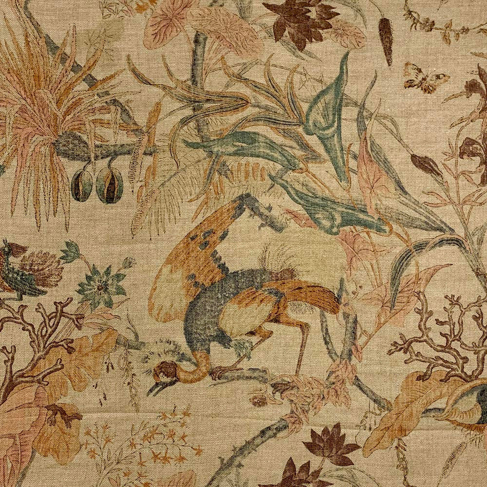 Floater Haunted by Magnolia Fabric See sample 100% Linen UK 25,000 </p><p>Repeat: Horizontal: 27.00 and Vertical: 24.00 54" - Fabric Carolina -