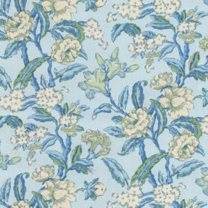 Flora Blue Kiwi by Norbar Fabric