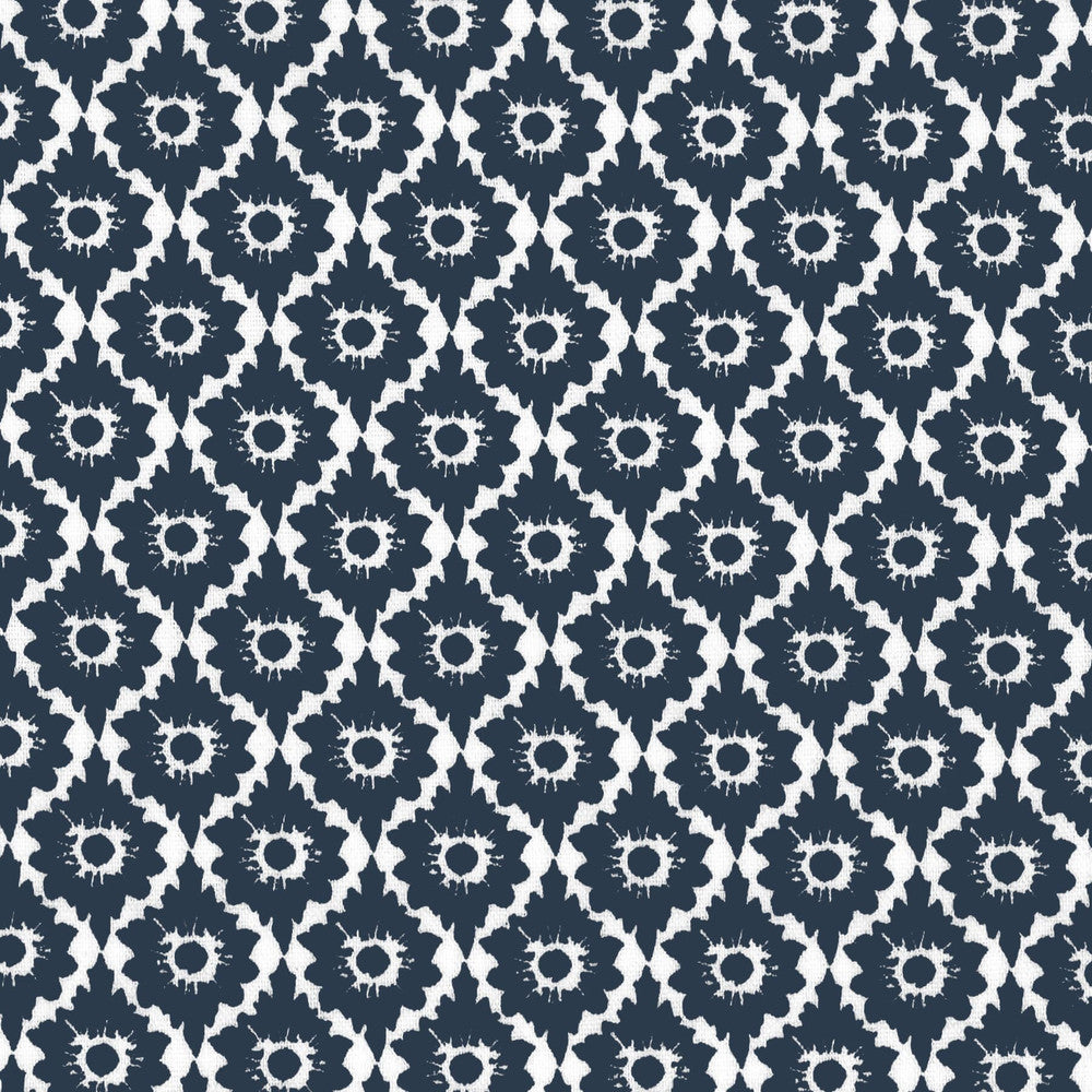 Flurry 3 Navy by Aoc Designer Fabric LA BELLA VITA 50%COT 50%LIN USA FLAME RETARDANT-U.F.A.C. CLASS 1 CATB 117-2013 PERFORMANCE RATED FABRIC WYZENBEEK 60 000 DOUBLE RUB WEAR TEST (HEAVY DUTY) Horizontal: 1.500 and Vertical: 2.000 54 in - Swanky Fabrics -