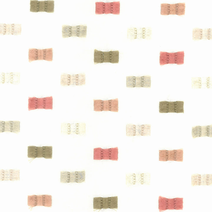 Flutter 4 Coral by Stout Fabric Stout Fabric Flutter 4 CoralFabric Rainbow Library Tile/Sorbet 100%Cot %Bemb India </p><p>Repeat: H: 8.5, V: 1.875 50.25 in - Fabric Carolina -