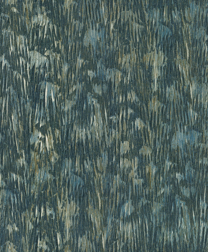 Gilded Plume Teal Wallpaper by York Wallcoverings Formations Covers about 57.2 square feet 20.8-in by 33-ft long roll Unpasted 25.2 - Fabric Carolina -