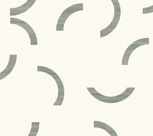 Lunula Green Wallpaper by York Wallcoverings