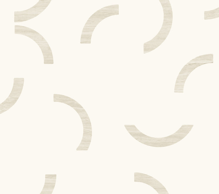 Lunula Ivory Wallpaper by York Wallcoverings Formations Covers about 60.8 square feet 27-in by 27-ft long roll Unpasted 24 - Fabric Carolina -