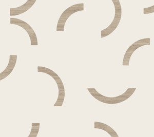 Lunula Taupe Wallpaper by York Wallcoverings