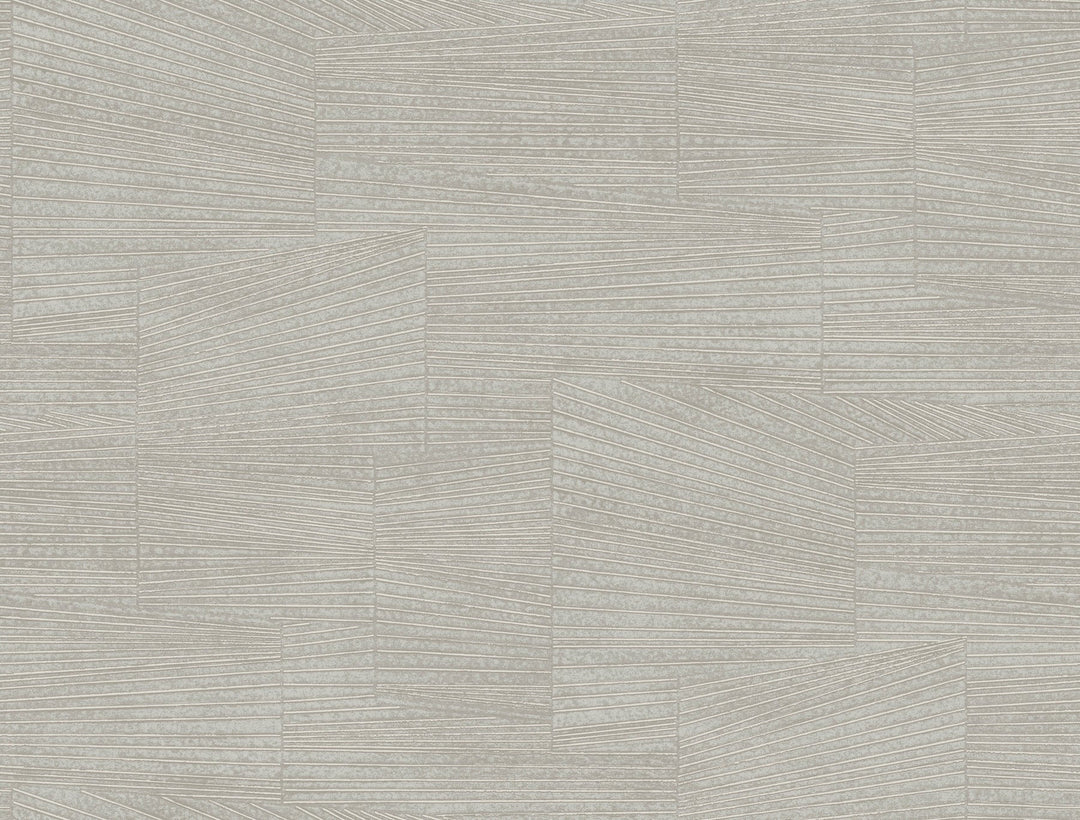 Higher Ground Geo Stone Grey Wallpaper by York Wallcoverings Designer