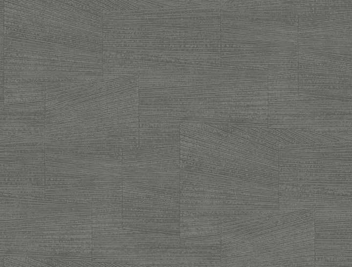 Higher Ground Geo Onyx Wallpaper by York Wallcoverings Formations Covers about 60.8 square feet 27-in by 27-ft long roll Unpasted 20.5 - Fabric Carolina -