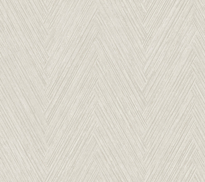 Thatched Chevron Light Neutral Wallpaper by York Wallcoverings Formations Covers about 60.8 square feet 27-in by 27-ft long roll Unpasted 24 - Fabric Carolina -