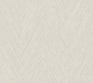 Thatched Chevron Light Neutral Wallpaper by York Wallcoverings