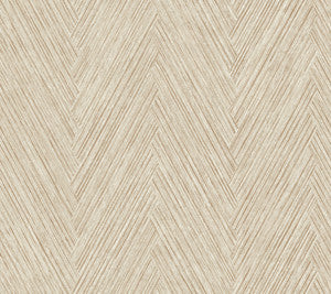 Thatched Chevron Terracotta Wallpaper by York Wallcoverings