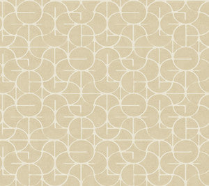 Looking Glass Straw Wallpaper by York Wallcoverings