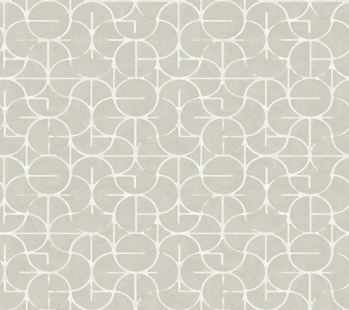 Looking Glass Grey & Silver Wallpaper by York Wallcoverings Formations Covers about 60.8 square feet 27-in by 27-ft long roll Unpasted 24 - Fabric Carolina -