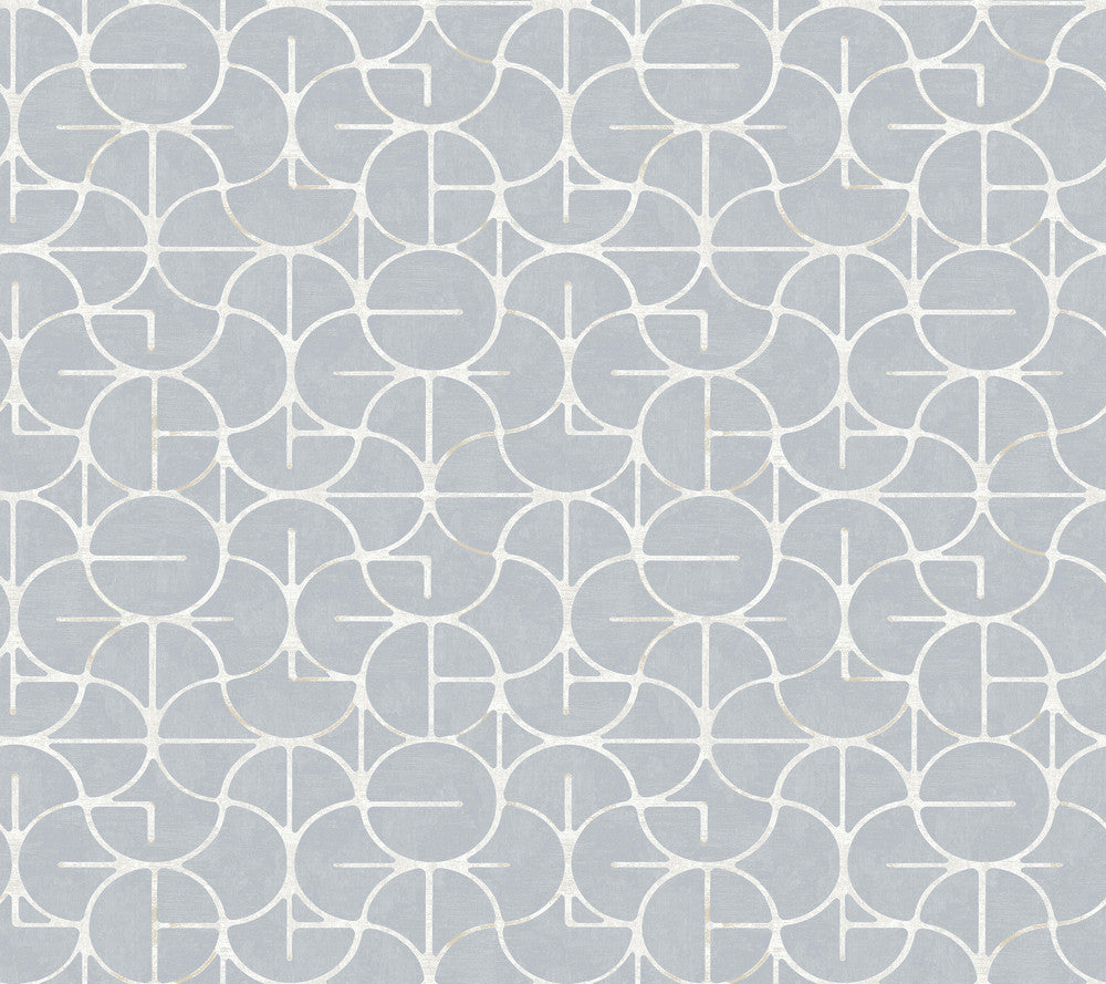 Looking Glass Chambray Wallpaper by York Wallcoverings Formations Covers about 60.8 square feet 27-in by 27-ft long roll Unpasted 24 - Fabric Carolina -