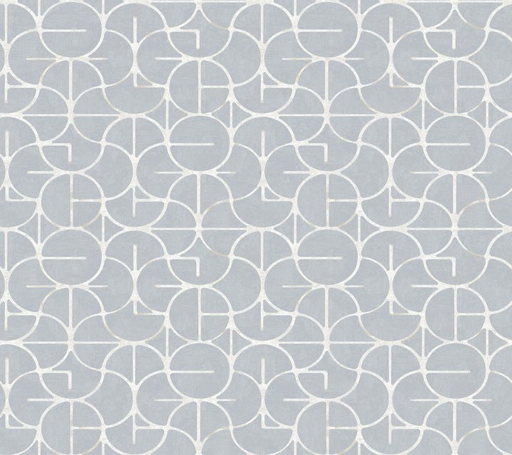 Looking Glass Chambray Wallpaper by York Wallcoverings Formations Covers about 60.8 square feet 27-in by 27-ft long roll Unpasted 24 - Fabric Carolina -