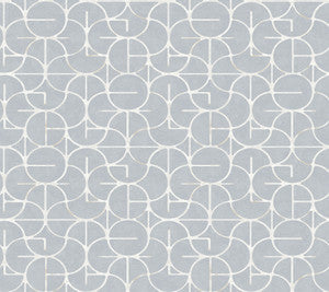 Looking Glass Chambray Wallpaper by York Wallcoverings