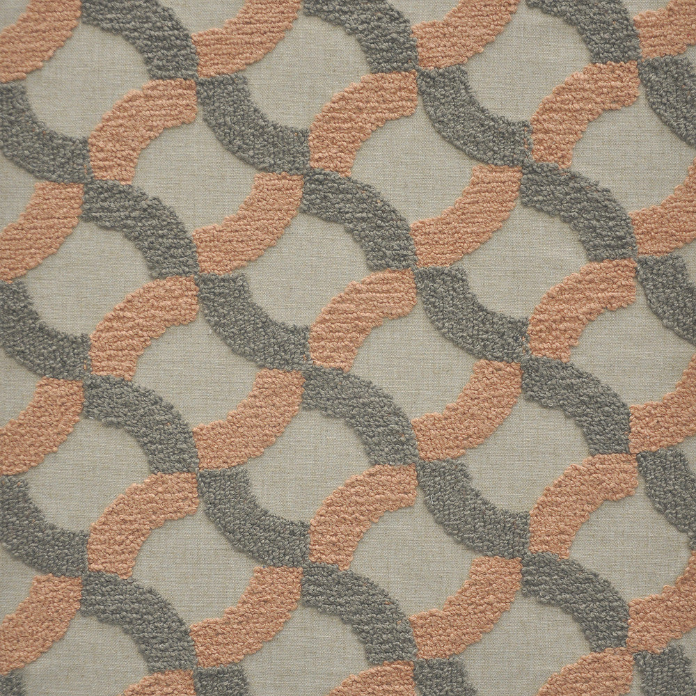Frise # 403 Blush by Maxwell Fabric COLOR WAVES-NEAPOLITAN 70% POLYESTER/30% LINEN
None INDIA See sample </p><p>Repeat: Horizontal: 5.25" and Vertical: 4.5" 54"EMB51.5 - Fabric Carolina -