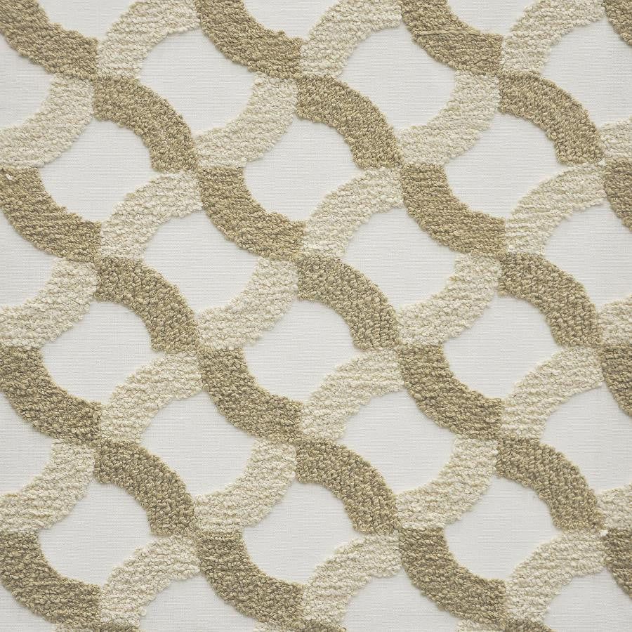 Frise # 640 Natural by Maxwell Fabric COLOR WAVES-NOMAD 70% POLYESTER/30% LINEN NONE INDIA V-4.5"H-5.25" 54"EMB51.5 - Fabric Carolina -