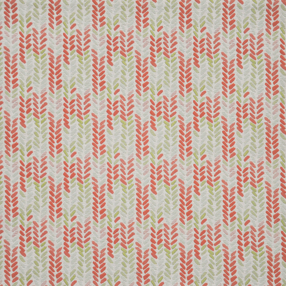 Fledgeling # 425 Coral by Maxwell Fabric UPHOLSTERY PALETTES-MIMOSA 100% POLYESTER CHINA See sample </p><p>Repeat: Horizontal: 2.5" and Vertical: 3.6" 57" - Fabric Carolina -