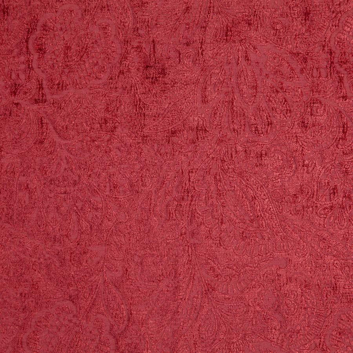Folie # 301 Cherry by Maxwell Fabric Classic Chenilles 85% POLYESTER/15% COTTON INDIA V-13.4"H-13.75" 55" - Fabric Carolina -