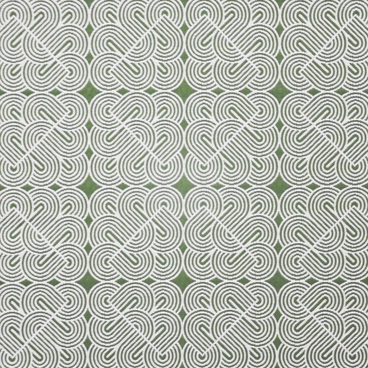 Figure Eight # 430 Kelp by Maxwell Fabric Home & Garden-Act V 100% BELLA-DURA POLYOLEFIN USA V-13.5"H-13.6" 54" - Fabric Carolina -