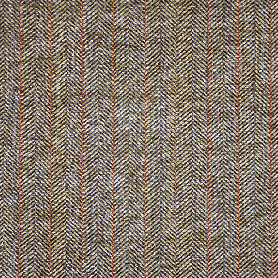 Fingal # 412 Midnight ** by Maxwell Fabric MENSWEAR-PLAIDS & CHECKS 100% POLYESTER INDIA V-0.5" H-2" 54" - Fabric Carolina -