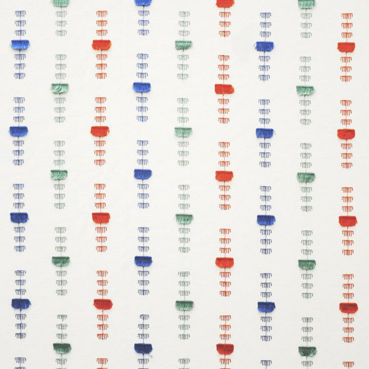 Flag Bearer # 302 Fiesta by Maxwell Fabric Color Theory-Vol.V Sorbet 60% COTTON/17% POLYESTER 15% RAYON INDIA V-3.75"H-10.4" 54"EMB.52" - Fabric Carolina -