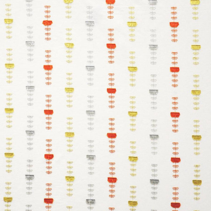 Flag Bearer # 305 Fire by Maxwell Fabric Color Theory-Vol.V Sorbet 60% COTTON/17% POLYESTER 15% RAYON INDIA V-3.75"H-10.4" 54"EMB.52" - Fabric Carolina -