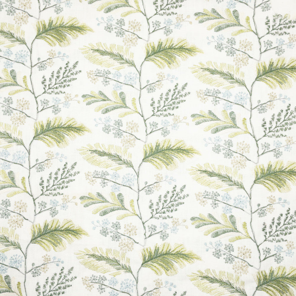 Foliage 1 Springtime by Stout Fabric Stout Fabric Foliage 1 SpringtimeFabric Comfortable Living Spring/Moss 100%Cot %Vemb India </p><p>Repeat: H: 25.875, V: 9.125 51.5 in - Fabric Carolina -