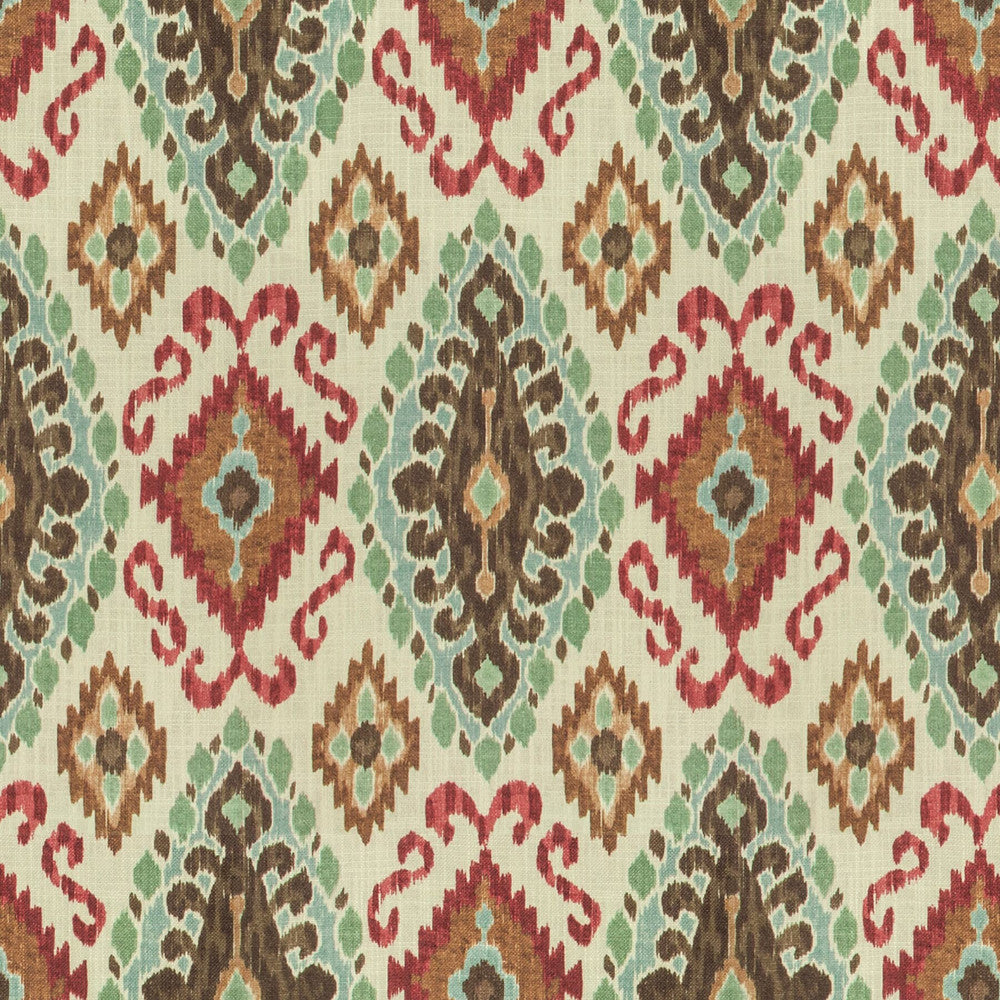 Fondly 4 Autumn by Stout Fabric RAINBOW LIBRARY BERRY/CINNABAR 70%SVI 30%LIN SPAIN Horizontal: 13.5 and Vertical: 27.375 54 in - Fabric Carolina -