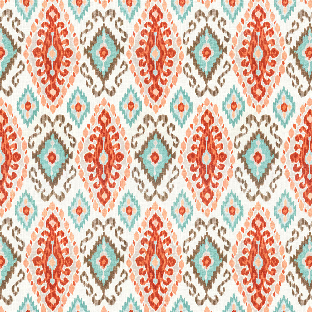 Fondly 6 Terracotta by Stout Fabric Stout Fabric Fondly 6 TerracottaFabric RAINBOW LIBRARY TILE/SORBET 70%SVI 30%LIN SPAIN </p><p>Repeat: H: 13.500, V: 27.375 54 in - Fabric Carolina -