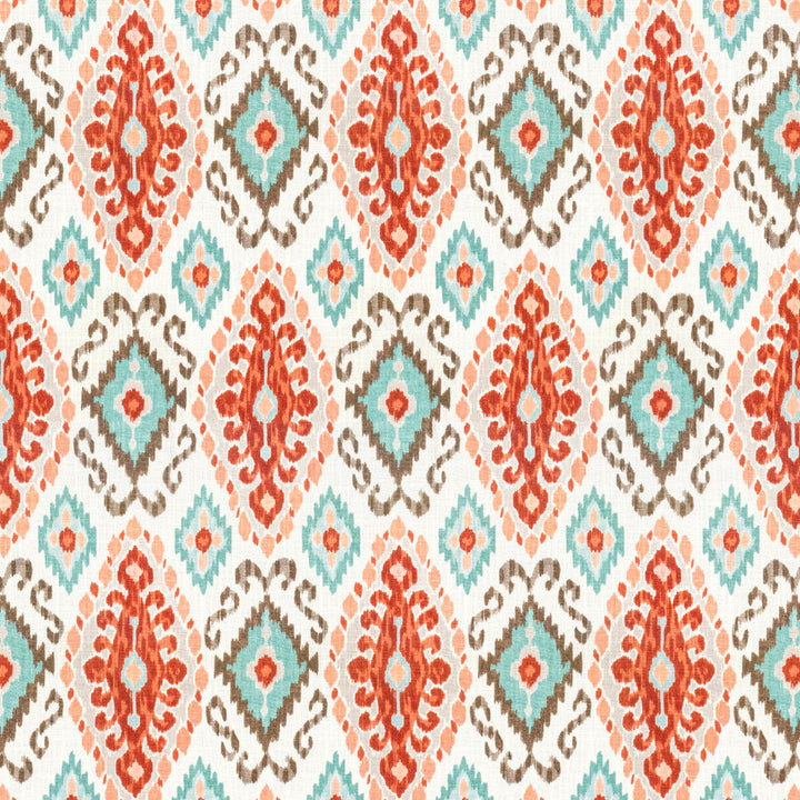 Fondly 6 Terracotta by Stout Fabric Stout Fabric Fondly 6 TerracottaFabric RAINBOW LIBRARY TILE/SORBET 70%SVI 30%LIN SPAIN </p><p>Repeat: H: 13.500, V: 27.375 54 in - Fabric Carolina -