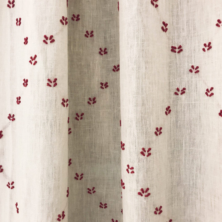FOOTPRINTS 43SJ101 by JF Designer Fabric JF Studio 86% Linen, 12% Viscose, 2% Cotton India  Horizontal: 8.5 and Vertical: 10.25 54  - Swanky Fabrics -