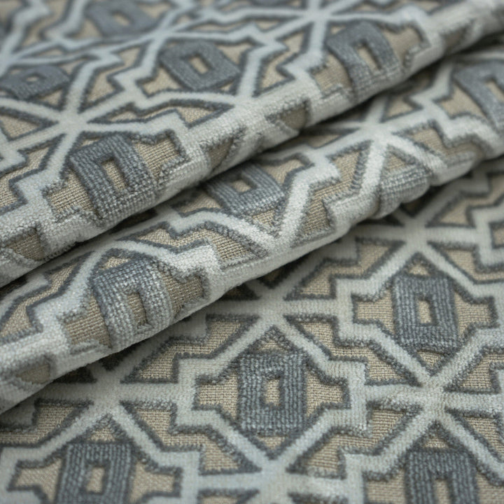 Foxtrot 92Sj101 by JF Designer Fabric JF Studio 70% Viscose, 30% Polyester Belgium 25000 Horizontal: 3.375 and Vertical: 2.25 54 - Swanky Fabrics -