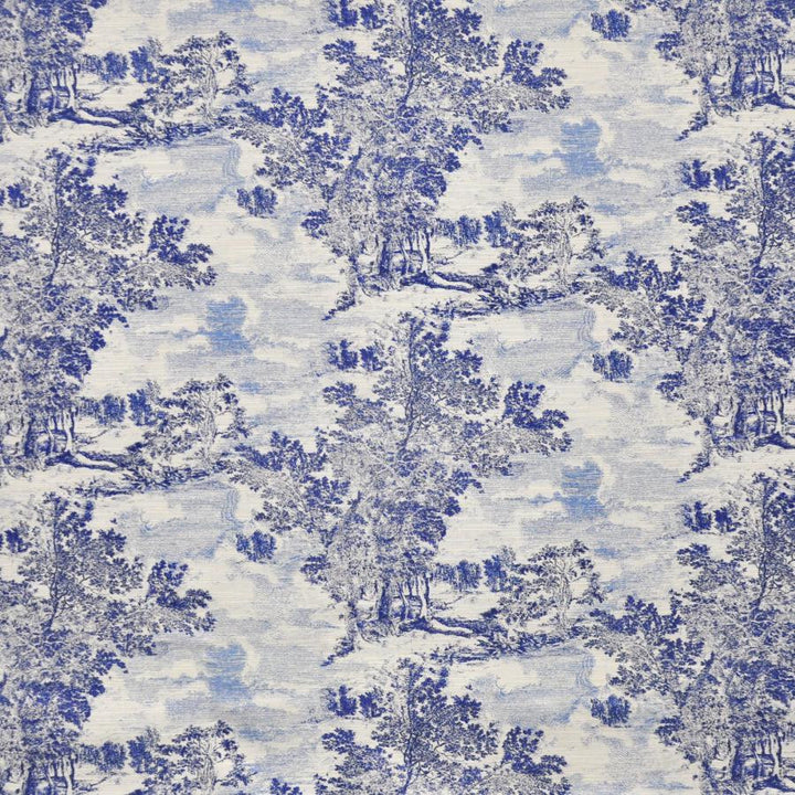 Faber # 538 Royal by Maxwell Fabric Print Gallery 100% COTTON CHINA V-13.5"H-13.5" 54" - Fabric Carolina -