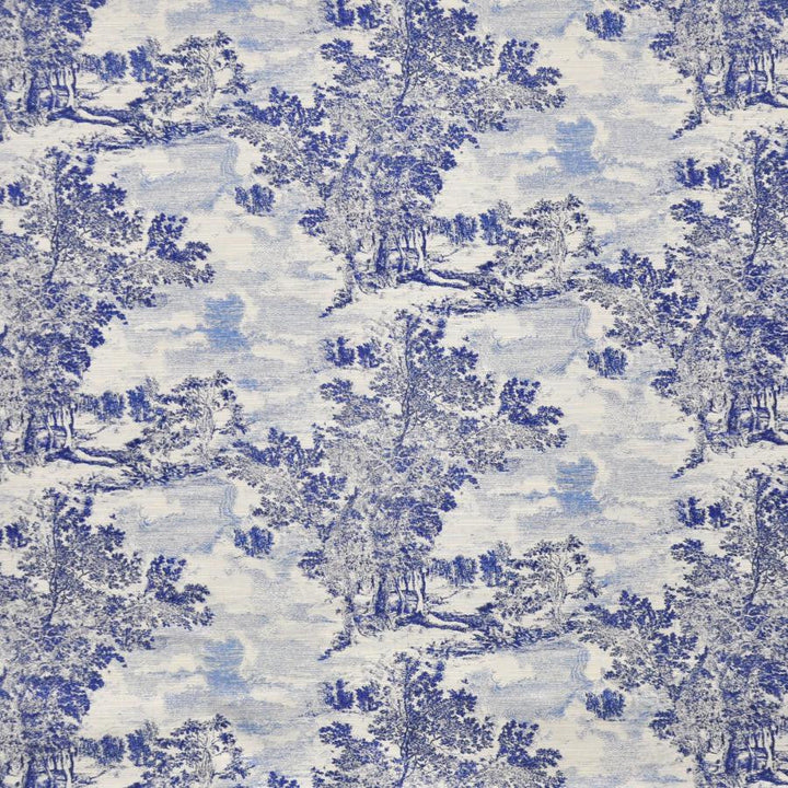 Faber # 538 Royal by Maxwell Designer Fabric Print Gallery 100% COTTON CHINA V-13.5"H-13.5" 54" - Swanky Fabrics -
