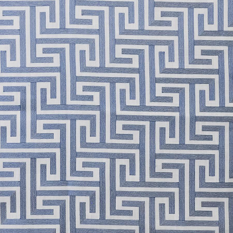 Finsbury # 109 Cornflower by Maxwell Designer Fabric Color Theory-Vol.Vii Neptune 87% POLYESTER
13% VISCOSE INDIA V-6.38" H-6.63" 53" - Swanky Fabrics -