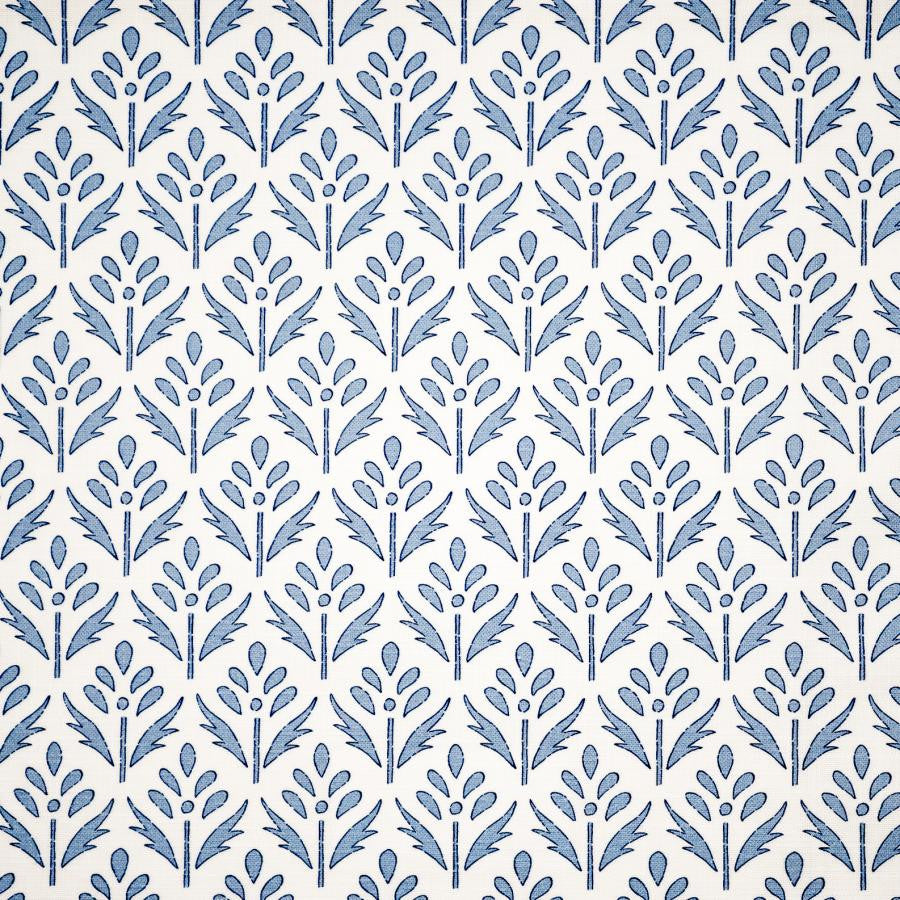 Floraison # 132 Bluebonnet by Maxwell Fabric Color Theory-Vol. Ix Pacific 100% COTTON SPAIN V-3.5" H-2.3" 55" - Fabric Carolina -