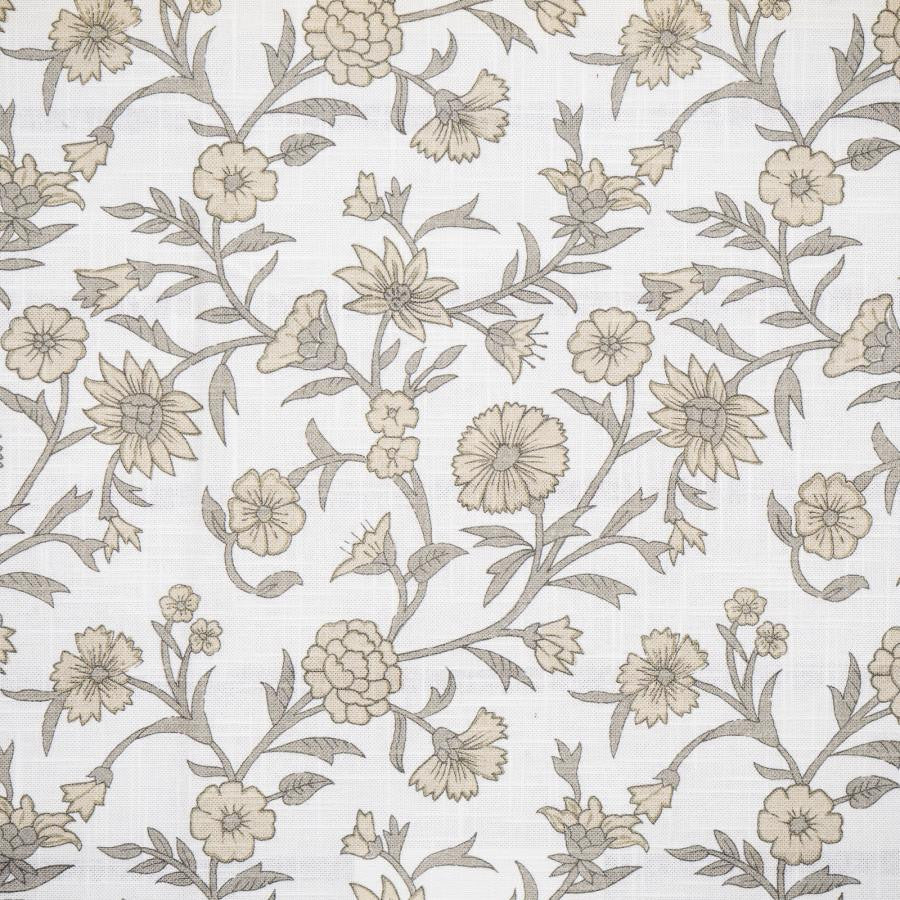Frangipani # 652 Clary by Maxwell Designer Fabric Color Theory-Vol.Viii Tigerseye 100% COTTON SPAIN V-10.5" H-9" 55" - Swanky Fabrics -