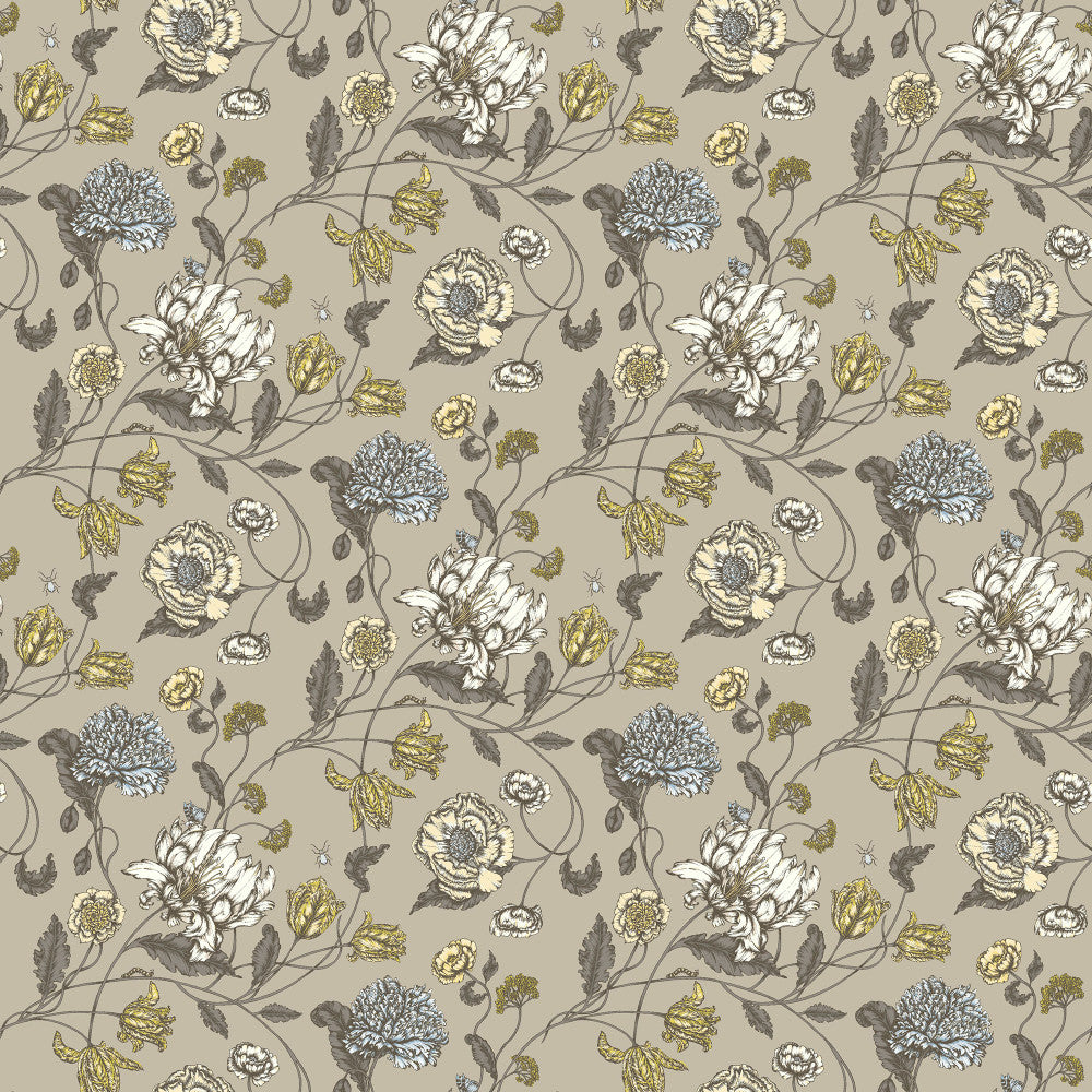 Freesia 32J7751 by JF Blendworth Fabric Hampshire Book 100% Cotton Netherlands 20000 Horizontal: 27.125 and Vertical: 24.5 57 - Fabric Carolina -