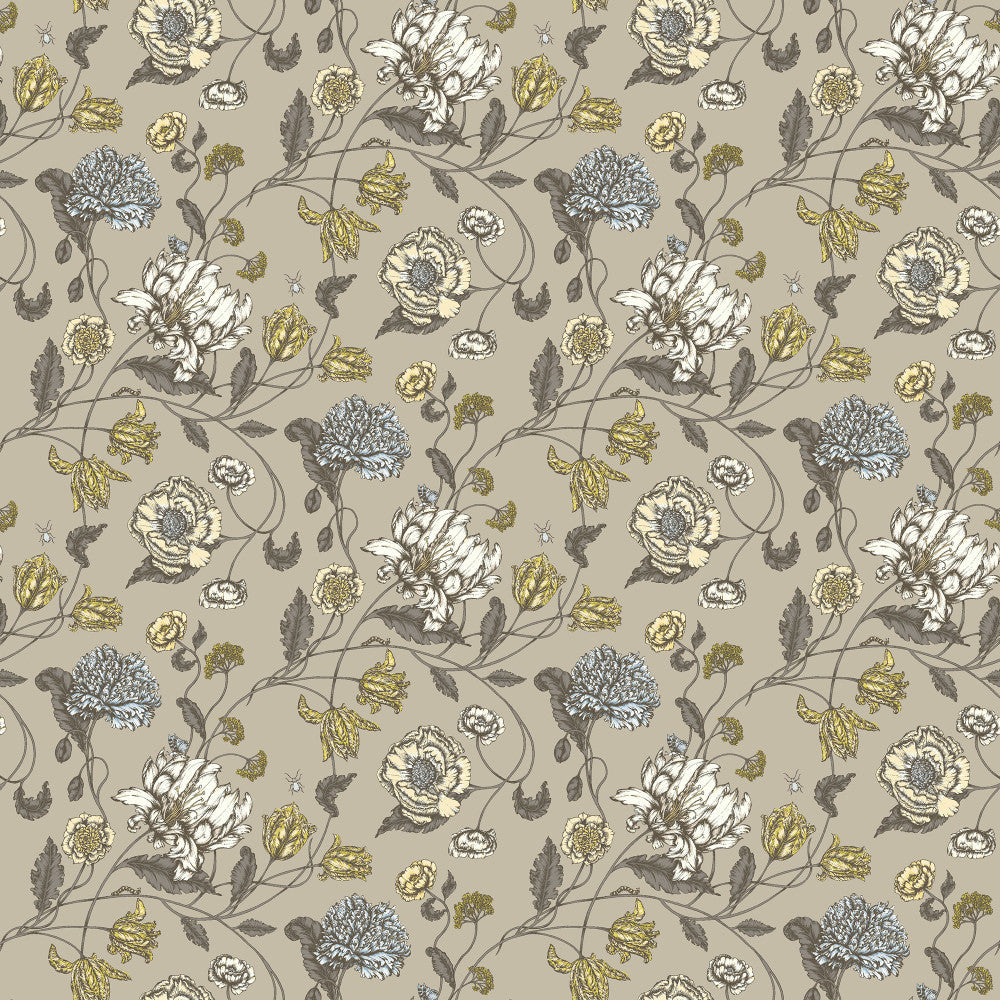 Freesia 32J7751 by JF Blendworth Designer Fabric Hampshire Book 100% Cotton Netherlands 20000 Horizontal: 27.125 and Vertical: 24.5 57 - Swanky Fabrics -
