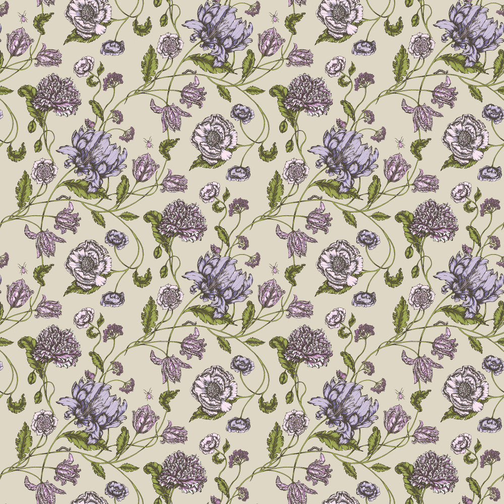 Freesia 51J7751 by JF Blendworth Fabric Hampshire Book 100% Cotton Netherlands 20000 Horizontal: 27.125 and Vertical: 24.5 57 - Fabric Carolina -