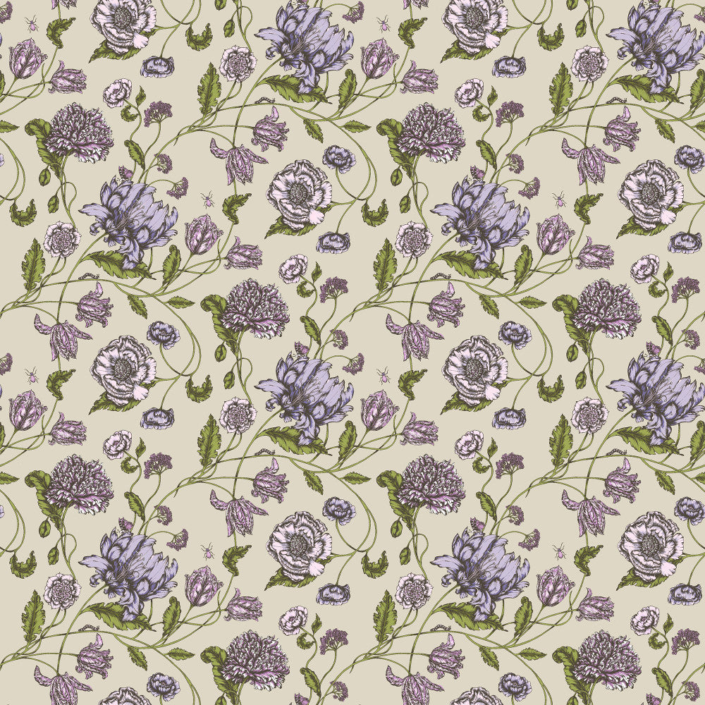 Freesia 51J7751 by JF Blendworth Designer Fabric Hampshire Book 100% Cotton Netherlands 20000 Horizontal: 27.125 and Vertical: 24.5 57 - Swanky Fabrics -