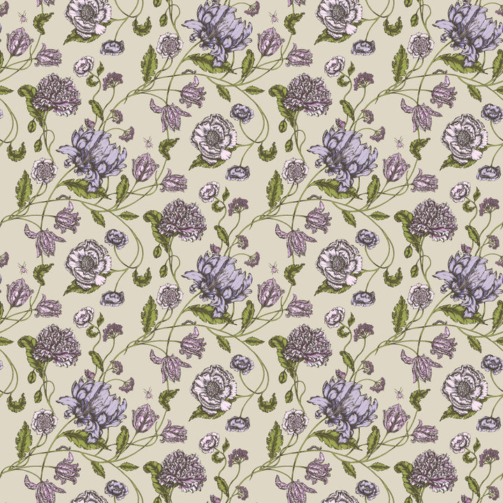 Freesia 51J7751 by JF Blendworth Fabric Hampshire Book 100% Cotton Netherlands 20000 Horizontal: 27.125 and Vertical: 24.5 57 - Fabric Carolina -