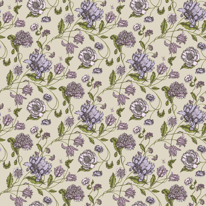 Freesia 51J7751 by JF Blendworth Designer Fabric Hampshire Book 100% Cotton Netherlands 20000 Horizontal: 27.125 and Vertical: 24.5 57 - Swanky Fabrics -
