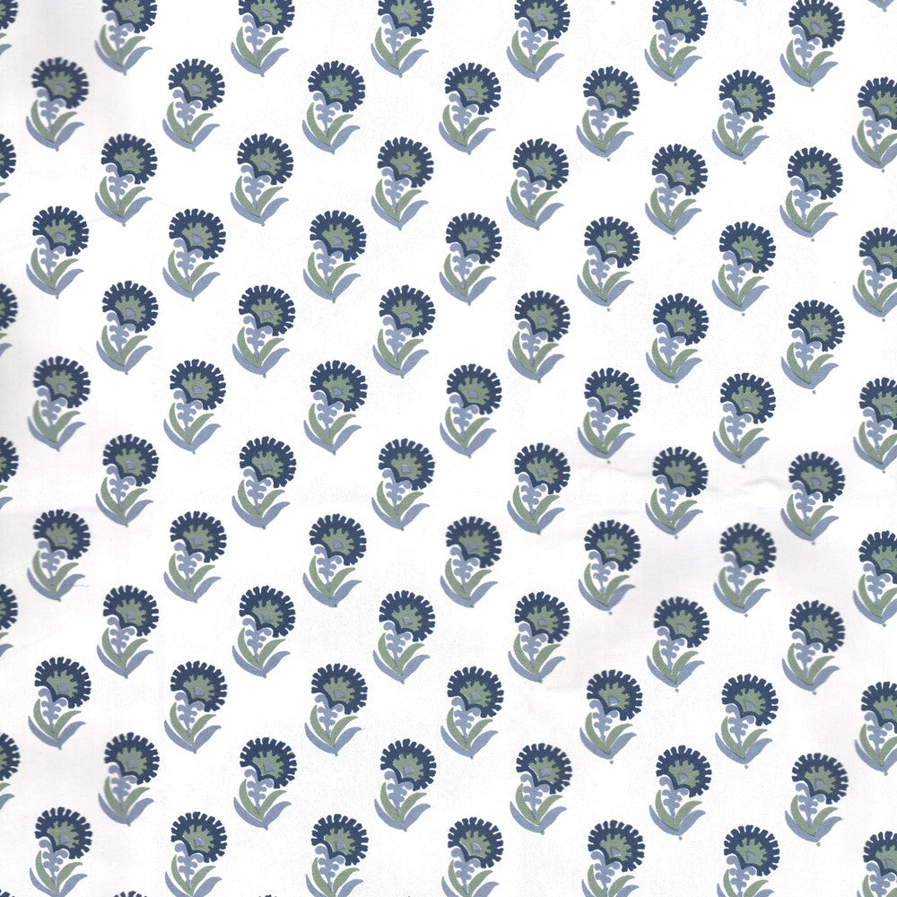 Fresno 1 Periwinkle by Stout Fabric Stout Fabric Fresno 1 PeriwinkleFabric Comfortable Living Moonstone/Navy 100%Cot India </p><p>Repeat: H: 3, V: 6.375 54 in - Fabric Carolina -