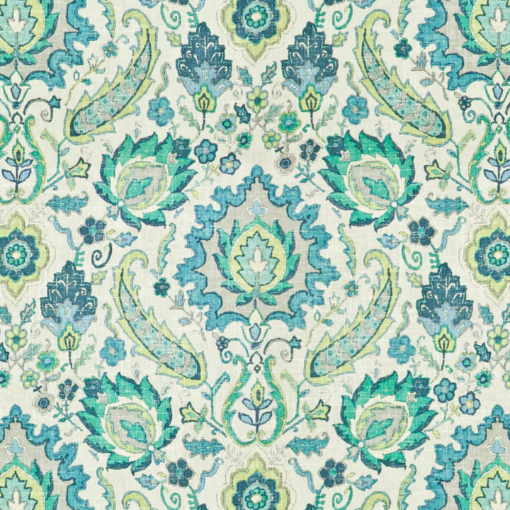 Frimas 2 Peacock by Stout Fabric RAINBOW LIBRARY SPA/TEAL 55%LIN 45%SVI SOUTH KOREA CATB 117-2013 WYZENBEEK 12 000 DOUBLE RUB WEAR TEST (MEDIUM DUTY) Horizontal: 27 and Vertical: 27 54 in - Fabric Carolina -