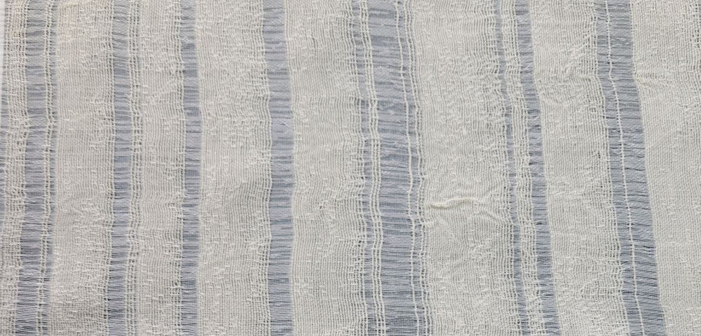 Frivolous Linen by Norbar Designer Fabric SHEER MADNESS 100% POLYESTER TURKEY 8 3/4"H 118 - Swanky Fabrics -