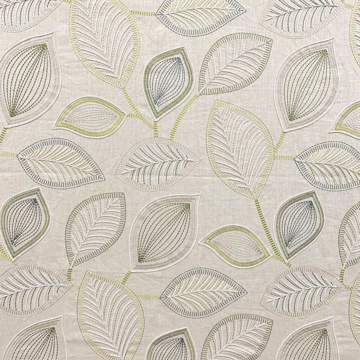 Fronde Limo by Magnolia Fabric - 72% Lin, 26% Vis, 2% Poly India 6000 Horizontal: 25.5 and Vertical: 25.5 54 - Fabric Carolina -