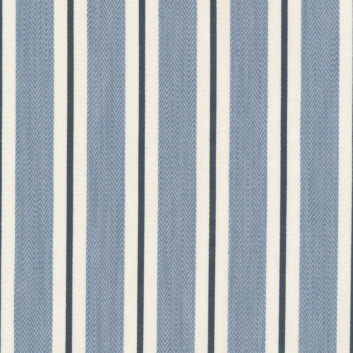 Fugazi 1 Colonial by Stout Designer Fabric RAINBOW LIBRARY HAZE/SKY 96%COT 4%POL INDIA Horizontal: 2.375 and Vertical: 0.000 55 in - Swanky Fabrics -